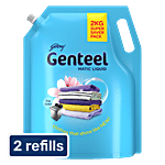 Genteel Matic Liquid Detergent -  For Top Load Washing 2x2 kg Multipack
