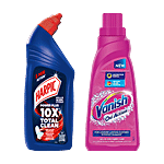bb Combo Vanish All In One Liquid Detergent,800ml + Harpic Toilet Cleaner,Original,1L Combo 2 Items