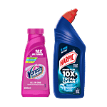 bb Combo Vanish All in One Liquid Detergent,400ml+ Harpic Toilet Cleaner Liquid Marine,1L Combo 2 Items
