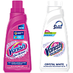 Vanish Oxi Action - All In One Stain Remover + White Fabric Whitener, 800 ml Each Combo 2 Items