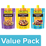 Mother's Recipe Tamarind Date Chutney + Delhi Chaat Chutney + Bhelpuri Chutney, 200 g Each Combo 3 items