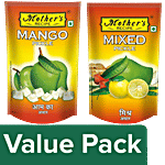 Mother's Recipe Mango Pickle + Mixed Pickle, 200 g Each Combo 2 items