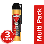 Mortein 2-In-1 Mosquito & Cockroach Killer Spray - Lemon Fragrance 3x600 ml (Multipack)