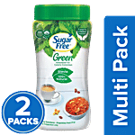 Sugar Free Green Sweetener With Stevia 2x200 g Multipack