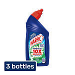 Harpic Disinfectant Toilet Cleaner Liquid - Jasmine, Removes Dirt & Stains 3x500 ml Multipack