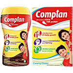 Complan Nutrition&Nutrition Drink - 2X Faster Growth-Chocolate 1 Kg + Classic Flavour 500 g Combo 2 Items