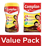 Complan Nutrition Drink - Chocolate Flavour 1 Kg + Chocolate Flavour-Jar 500 g Combo 2 Items