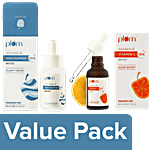 Plum 15% Vitamin C Face Serum, 30 ml + 10% Niacinamide Face Serum, 30 ml Combo 2 Items