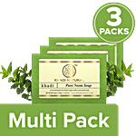 Khadi Natural Pure Neem Handmade Herbal Soap 3x125 g Multipack