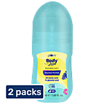 Plum BodyLovin' Hawaiian Rumba Deodorant Roll-On - Lactic Acid & Green Tea Extract 2X50 ml Multipack