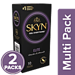 SKYN Elite Premium Condoms - Ultra Thin & Soft, Non Latex 2x10 pcs Multipack
