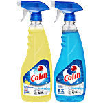 Colin Liquid Spray - Glass & Multisurface Cleaner 500 ml + Surface Cleaner 500 ml Combo 2 Items