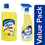 bb Combo Colin Glass & Multisurface Cleaner 500ml + Lizol Disinfectant Floor Cleaner-C 1L Combo 2 Items