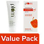 Plum GreenTea Pore Cleansing FaceWash, 100 ml+15% Vitamin C Serum, 30 ml Combo 2 Items
