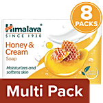 Himalaya Honey & Cream Soap - Nourishes & Softens The Skin 8x125 g Multipack