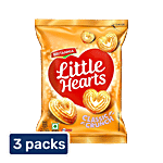 Britannia Little Hearts - Classic, Heart-Shaped, Sugar Sprinkled Biscuit 3X26 g Multipack