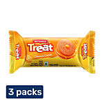 Britannia Treat O'som Orange Cream Biscuit - Ready To Eat 3X50 g Multipack