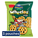 Balaji Namkeen - Wheelos Masala 3X45 g Multipack