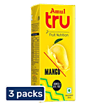 Amul Tru Mango 3X180 ml Multipack