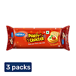 Cremica Party Cracker - Plain Salty Biscuit 3X60 g Multipack
