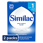 Similac Stage 1 Infant Formula - Up To 6 Months 2 x 400 g Multipack