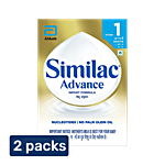Similac Advance Stage 1 Infant Formula - Up To 6 Months 2 x 400 g Multipack