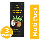 Auric Tender Coconut Water - No Added Sugar 3 x 200 ml Multipack