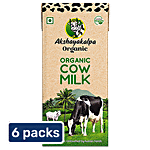Akshayakalpa Organic Cow Milk 6 x 1 L Multipack