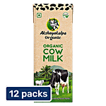 Akshayakalpa Organic Cow Milk 12 x 200 ml Multipack