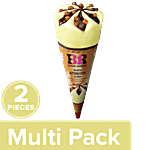 Baskin Robbins Top Notch Butterscotch Cone Ice Cream 2 x 110 ml Multipack