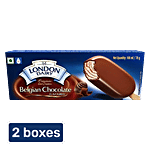 London Dairy Premium Ice Cream Stick - Belgian Chocolate 2 x 100 ml Multipack