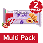 Bauli Moonfils Croissant - Strawberry Creme 2 x 45 g Multipack