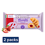 Bauli Moonfils Croissant - Strawberry Creme 2 x 45 g Multipack