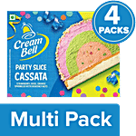 Creambell Party Slice Cassata Ice Cream 4 x 150 ml Multipack
