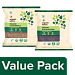 Organic Tattva Organic Seeds - Cumin 100 g & Organic Seeds - Black Mustard 100 g Combo Combo