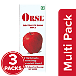 ORSL Apple Drink - With Electrolytes & Vitamin C 200 ml X 3 Multipack