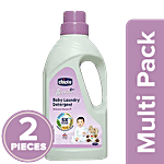 Chicco Sensitive Baby Laundry Detergent - Delicate Flowers, Removes Stains & Odour 1 L X 2 Multipack