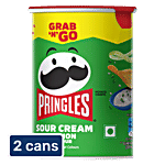 Pringles Sour Cream & Onion Flavour Potato Crisps 2x40 g (Multipack)