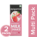Epigamia  Strawberry Milkshake 2 x 180 ml Multipack