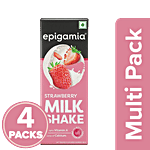 Epigamia  Strawberry Milkshake 4 x 180 ml Multipack