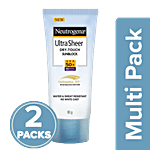Neutrogena Ultra Sheer Dry-Touch Sunblock - SPF 50+ PA++++ 2x80 g Multipack