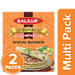 Balasa Papad -  Special Bikaneri 2 x 400 g Multipack