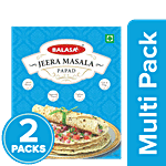 Balasa Jeera Papad - Big, Fresh & Cripsy, Traditional Taste 2 x 200 g Multipack