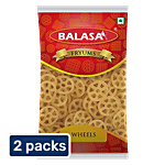 Balasa Wheel Fryums - Crispy 2 x 180 g Multipack