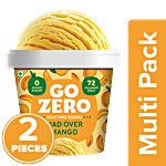 Go Zero Mad Over Mango Guilt Free Ice Cream 2x100 ml Cup (Multipack)