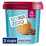Go Zero Zero Sugar Range Cold Brew Coffee Ice Cream 2 x 100 ml Jar Multipack