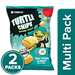 Orion Turtle Chips Sour Cream & Onion Corn Chip 2 x 115 g Multipack