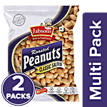 JABSONS Classic Salted Roasted Peanuts 2 x 160 g Multipack