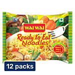 Wai Wai Ready To Eat Veg Masala Flavoured Instant Noodles 12x65 g (Multipack)