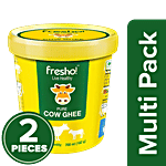 fresho! Pure Desi Cow Ghee 2X200 ml Multipack
